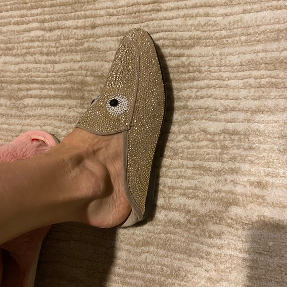 Lola Cruz Eyes On You rhinestone loafers - size 6 - Picture 9 of 11